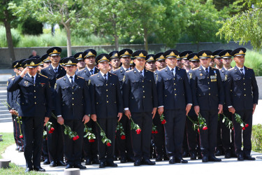 Binəqədi rayonunda "Konstitusiya və Suverenlik İli" çərçivəsində "2 İyul - Azərbaycan Polisi Günü” və Azərbaycan Polisinin yaranmasının 107-ci ildönümü münasibətilə tədbir keçirildi