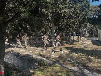 C.Naxçıvanski adına hərbi liseydə “Şahin” hərbi-idman oyunu üzrə Bakı şəhər zona birinciliyi keçirildi