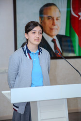 Xalqımızın ümumilli lideri Heydər Əliyevin əziz xatirəsinə həsr olunmuş “Heydər Əliyev və Azərbaycan tarixi” adlı referat-yazı müsabiqəsinin  rayon turunun qalibləri ilə görüş keçirildi