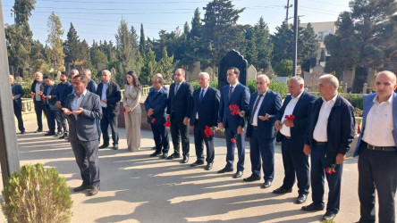 Şəhid Hacıyev Toğrul Rüfət oğlunun şəhadətinin ildönümü ilə əlaqədar məzarı ziyarət olundu