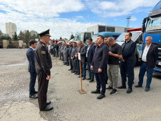 Binəqədi rayonunda mülki müdafiə dəstələri ilə xəbərdarlıq və toplanış məşqi keçirilib