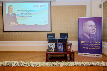 “Şəhərsalma və Memarlıq İli” çərçivəsində Ümummilli Lider Heydər Əliyevin ilk dəfə siyasi rəhbərliyə gəlişinin 57-ci ildönümünə  həsr olunmuş “14 iyul 1969-cu il: Tarixi dönüş və Azərbaycanın milli  inkişaf yolunun başlanğıcı” adlı  tədbir keçirildi