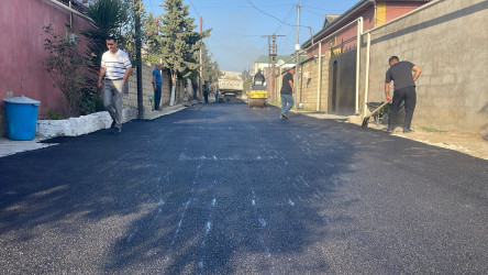 Binəqədi rayonunda mərhələli şəkildə abadlıq-quruculuq işləri davam etdirilir