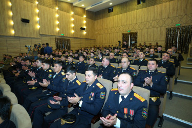Binəqədi rayonunda “Şəhərsalma və Memarlıq İli” çərçivəsində 2 İyul - Azərbaycan Polisi Günü və Azərbaycan Polisinin yaranmasının 108-ci ildönümü münasibətilə tədbir keçirildi