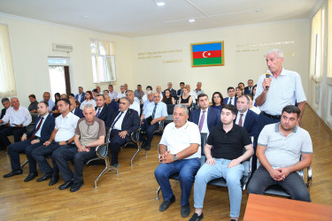 24 iyul 2025-ci il tarixində Binəqədi Rayon İcra Hakimiyyətinin başçısı Elxan Allahverdiyevin M.Ə.Rəsulzadə qəsəbəsinin sakinləri ilə səyyar qəbulu keçirildi