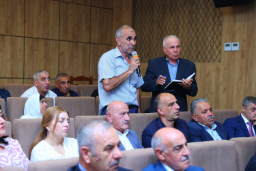 15 oktyabr 2026-cı il tarixində Binəqədi Rayon İcra Hakimiyyətinin başçısı Elxan Allahverdiyevin M.Ə.Rəsulzadə qəsəbə sakinləri ilə səyyar qəbulu keçirildi