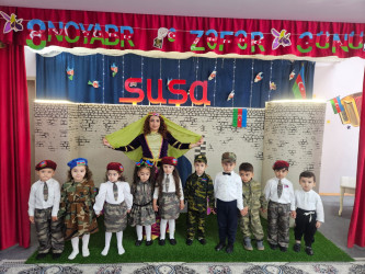 Binəqədi rayonunda körpələr evi-uşaq bağçalarında “Konstitusiya və Suverenlik İli” çərçivəsində 8 Noyabr - “Zəfər Günü” münasibətilə bayram tədbirləri keçirildi
