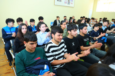 Binəqədi rayonu 144 №-li tam orta məktəbdə "Narkotiksiz gələcək naminə!” mövzusunda tədbir keçirildi
