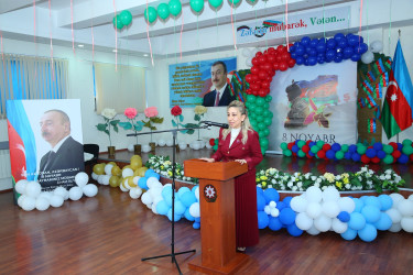 Binəqədi rayonu 3 nömrəli tam orta məktəbdə “Konstitusiya və Suverenlik İli” çərçivəsində “Zəfər, Bayraq və Konstitusiya” adlı tədbir keçirildi