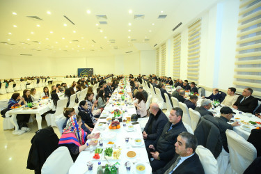 Binəqədi Rayon İcra Hakimiyyəti tərəfindən müqəddəs Ramazan ayı münasibətilə iftar süfrəsi təşkil edildi