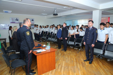 143 № li tam orta məktəbdə "Narkotiksiz gələcək naminə!” mövzusunda növbəti maarifləndirici tədbir keçirildi