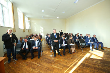 12 mart 2026-cı il tarixində Binəqədi Rayon İcra Hakimiyyətinin başçısı Elxan Allahverdiyevin Biləcəri qəsəbə sakinləri ilə səyyar qəbulu keçirildi