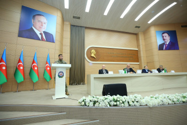 Binəqədi Rayon İcra Hakimiyyətində Azərbaycan Respublikasının Prezidenti cənab İlham Əliyevin Yeni  Azərbaycan Partiyasının VIII Qurultayındakı çıxışından irəli gələn vəzifələrə həsr olunmuş müşavirə keçirildi