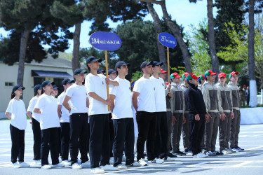 “Şahin” hərbi-idman oyunlarının Binəqədi rayon mərhələsi keçirildi