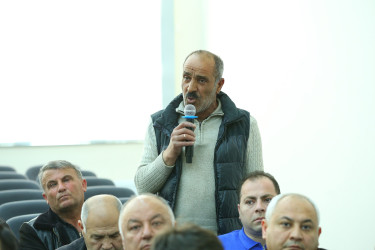 07 may 2026-cı il tarixində Binəqədi Rayon İcra Hakimiyyətinin başçısı Elxan Allahverdiyevin Xocəsən qəsəbə sakinləri ilə səyyar qəbulu keçirildi