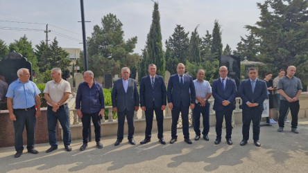 Şəhid Paşayev Samir Adişirin oğlunun anım günü ilə əlaqədar məzarı ziyarət olundu