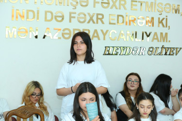Binəqədi rayonunda 26 İyun-Narkomaniya və Narkobiznesə qarşı Beynəlxalq Mübarizə Gününə həsr olunmuş "Narkotiksiz gələcək naminə!” mövzusunda növbəti maarifləndirici tədbir keçirildi