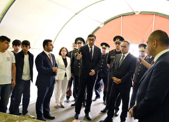 Milli Qurtuluş Gününə həsr olunmuş XXIX “Şahin” hərbi-idman oyununun final mərhələsində birinciliyi Binəqədi rayonu qazandı