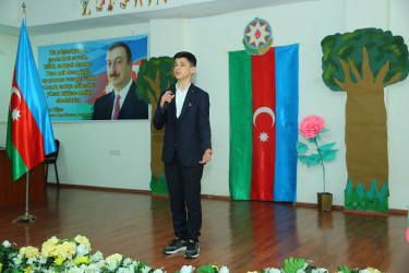Binəqədi rayonu 3 № li tam orta məktəbdə “Konstitusiya və Suverenlik İli” çərçivəsində 28 May-“Müstəqlillik Günü”nə həsr edilmiş “Müstəqilliyimiz Əbədidir!” adlı tədbir keçirildi