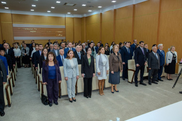 Binəqədi rayonunda Yeni Azərbaycan Partiyasının təsis edilməsinin 33-cü ildönümünə həsr olunmuş “Yeni Azərbaycan Partiyası: Heydər Əliyev dühası və siyasi varislik” mövzusunda tədbir keçirildi