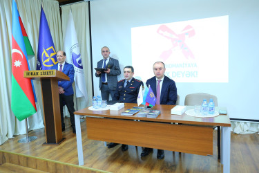 “İdrak” liseyində "Narkotiksiz gələcək naminə!” mövzusunda növbəti maarifləndirici  tədbir  keçirildi