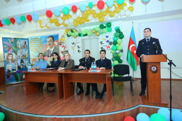 Binəqədi rayonu 3 №-li tam orta məktəbində "Narkotiksiz gələcək naminə!” mövzusunda tədbir keçirildi