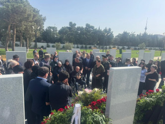 Şəhid Əliyev İmran Əli oğlunun şəhadətinin ildönümü ilə əlaqədar məzarı ziyarət olundu