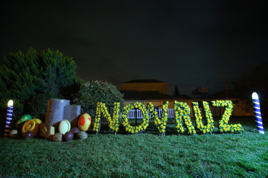 Novruz bayramı ərəfəsində Binəqədi rayonunun prospektləri, küçələri, parkları bayram əhval-ruhiyyəsi ilə bəzədilib