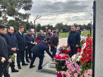 Şəhid Ağayev Həmdəm Mayıl oğlunun şəhadətinin ildönümü ilə əlaqədar məzarı ziyarət olundu