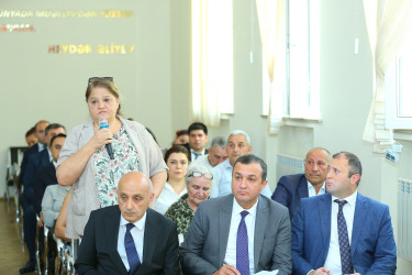 22 iyun 2026-cı il tarixində Binəqədi Rayon İcra Hakimiyyətinin başçısı Elxan Allahverdiyevin M.Ə.Rəsulzadə qəsəbə sakinləri ilə səyyar qəbulu keçirildi