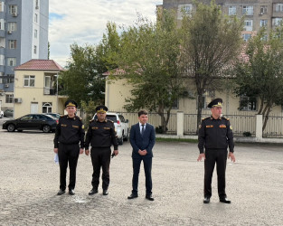Binəqədi rayonunda mülki müdafiə dəstələri ilə xəbərdarlıq və toplanış məşqi keçirilib