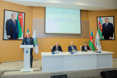 Binəqədi rayonunda Yeni Azərbaycan Partiyasının təsis edilməsinin 33-cü ildönümünə həsr olunmuş “Yeni Azərbaycan Partiyası: Heydər Əliyev dühası və siyasi varislik” mövzusunda tədbir keçirildi