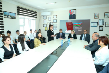 Bakı Turizm Peşə Məktəbində "Konstitusiya Dövlətimizin Milli Sərvətidir" adlı tədbir keçirildi