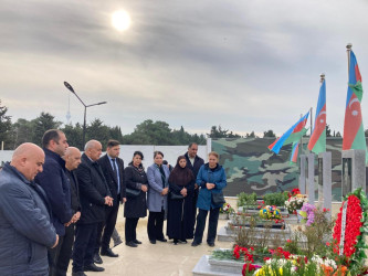 Şəhid Məmmədov Anar Kərəm oğlunun şəhadətinin ildönümü ilə əlaqədar məzarı ziyarət olundu