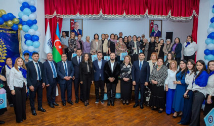 Binəqədi rayonu 297 № li tam orta məktəbin 60 illik yubileyi munasibətilə “Məktəbimiz- 60 ilin işığında“ adli tədbir keçirildi