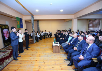 Azərbaycan ədəbiyyatının görkəmli nümayəndəsi, xalq şairi, dramaturq, ədəbiyyatşünas, pedaqoq və ictimai xadim, akademik Bəxtiyar Vahabzadənin anadan olmasının 100 illik yubileyinə həsr olunmuş “Şeirin Bəxtiyar Nidası” adlı tədbir keçirildi
