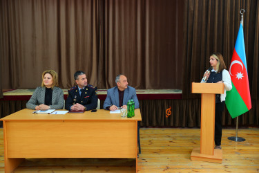 Binəqədi rayonu 144 №-li tam orta məktəbdə "Narkotiksiz gələcək naminə!” mövzusunda tədbir keçirildi