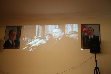 Binəqədi rayonu Ə.Şixlinski adına 135 nömrəli tam orta məktəbdə “ Şəhərsalma və Memarlıq” ili çərçivəsinda “Müasir şəhərsalma və memarlıq” mövzusuna həsr olunmuş tədbir keçirildi
