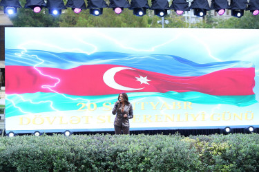 Binəqədi rayonunda "20 Sentyabr - Dövlət Suverenliyi Günü”nə həsr olunmuş “Dövlət Suverenliyi-Müstəqilliyimizin əbədi rəmzidir!” adlı tədbir keçirildi