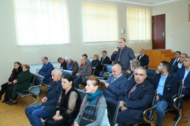 18 noyabr 2025-ci il tarixində Binəqədi Rayon İcra Hakimiyyətinin başçısı Elxan Allahverdiyevin 6-cı mikrorayon sakinləri ilə səyyar qəbulu keçirildi