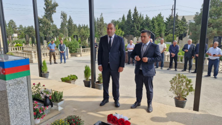 Şəhid Paşayev Samir Adişirin oğlunun anım günü ilə əlaqədar məzarı ziyarət olundu