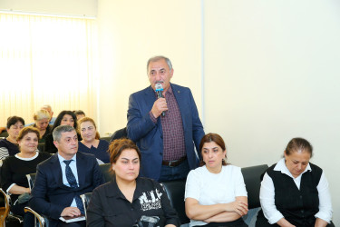 23 oktyabr 2025-ci il tarixində Binəqədi Rayon İcra Hakimiyyətinin başçısı Elxan Allahverdiyevin M.Ə.Rəsulzadə qəsəbə sakinləri ilə səyyar qəbulu keçirildi