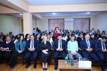 Azərbaycan ədəbiyyatının görkəmli nümayəndəsi, xalq şairi, dramaturq, ədəbiyyatşünas, pedaqoq və ictimai xadim, akademik Bəxtiyar Vahabzadənin anadan olmasının 100 illik yubileyinə həsr olunmuş “Şeirin Bəxtiyar Nidası” adlı tədbir keçirildi