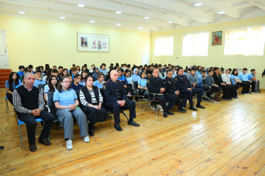 Binəqədi rayonu 144 №-li tam orta məktəbdə "Narkotiksiz gələcək naminə!” mövzusunda tədbir keçirildi