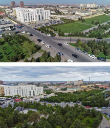 Binəqədi rayonu Dərnəgül yaşayış massivində şəhidlərin xatirə parkı böyük yaşıllıq ərazisinə çevrilmişdir