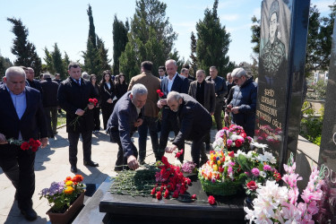 2016-cı il Aprel döyüşlərinin şəhidi Fəxrəddin Qurbanlının anım günü ilə əlaqədar məzarı ziyarət olundu