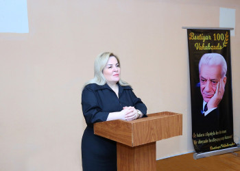 Azərbaycan ədəbiyyatının görkəmli nümayəndəsi, xalq şairi, dramaturq, ədəbiyyatşünas, pedaqoq və ictimai xadim, akademik Bəxtiyar Vahabzadənin anadan olmasının 100 illik yubileyinə həsr olunmuş “Şeirin Bəxtiyar Nidası” adlı tədbir keçirildi