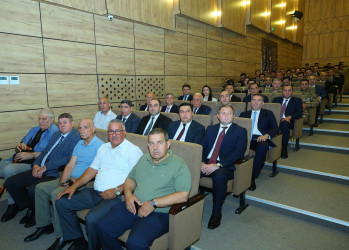 Binəqədi rayonunda “Şəhərsalma və Memarlıq İli” çərçivəsində 2 İyul - Azərbaycan Polisi Günü və Azərbaycan Polisinin yaranmasının 108-ci ildönümü münasibətilə tədbir keçirildi