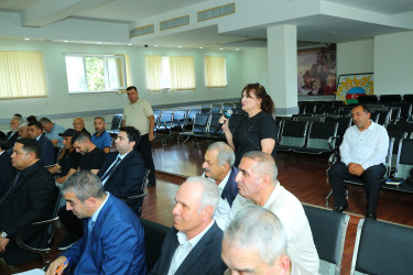 10 sentyabr 2026-cı il tarixində Binəqədi Rayon İcra Hakimiyyətinin başçısı Elxan Allahverdiyevin 8-ci mikrorayon sakinləri ilə səyyar qəbulu keçirildi