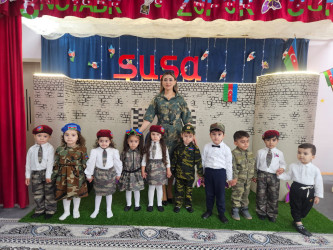 Binəqədi rayonunda körpələr evi-uşaq bağçalarında “Konstitusiya və Suverenlik İli” çərçivəsində 8 Noyabr - “Zəfər Günü” münasibətilə bayram tədbirləri keçirildi